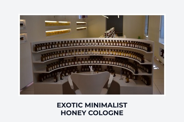 exotic minimalist honey cologne