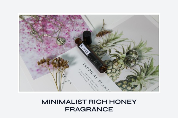 minimalist rich honey fragrance